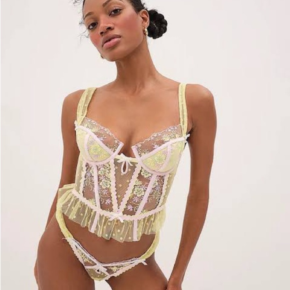 For Love & Lemons Buttercup Bunches Corset